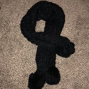 Black sparkle scarf